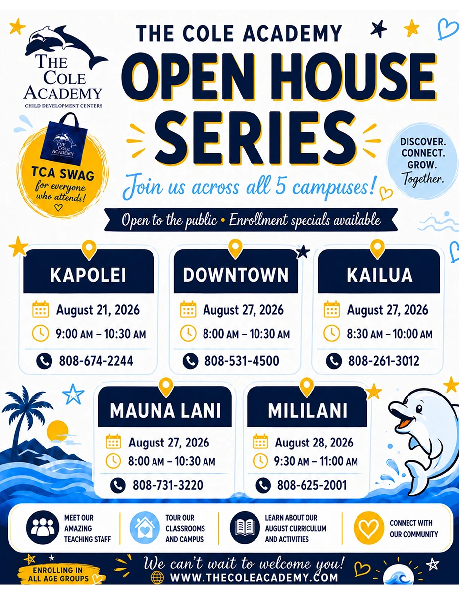 TCA Open House Flyer